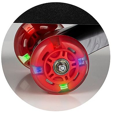 Everest Alex: Lightning Glow Rider - Black & Red - Inertia & Movement Powered Ride-On Toy