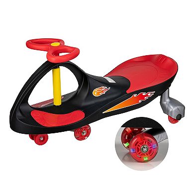 Everest Alex: Lightning Glow Rider - Black & Red - Inertia & Movement Powered Ride-On Toy