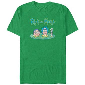 Big & Tall Rick And Morty Portal Grab Graphic Tee