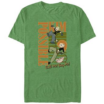 Big & Tall Kim Possible Action Poster Graphic Tee