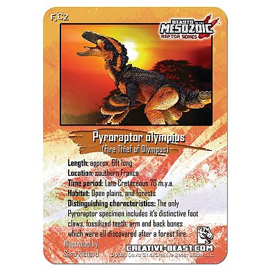 Creative Beast Beasts of the Mesozoic: Dinosaur Figure - Pyroraptor Olympius: Fan's Choice 2nd Release