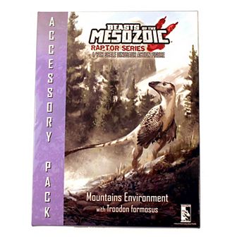 Creative Beast Beasts of the Mesozoic: Accessory Pack - Mountains with Troodon F Juvenile