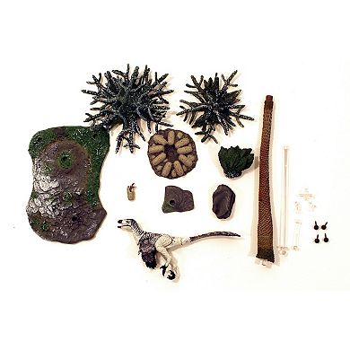 Creative Beast Beasts of the Mesozoic: Accessory Pack - Mountains with Troodon F Juvenile