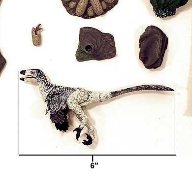 Creative Beast Beasts of the Mesozoic: Accessory Pack - Mountains with Troodon F Juvenile