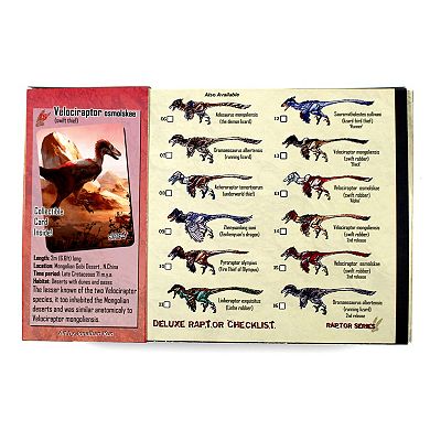 Creative Beast Beasts of the Mesozoic: Dinosaur Figure - Velociraptor Osmolskae V2 Red