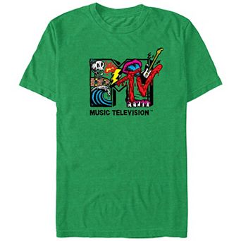 Big & Tall MTV Crazy Logo Graphic Tee