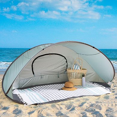 Wakeman UPF 50+ Pop Up Beach Tent Sun Shelter