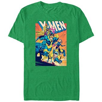 Big & Tall Marvel X-Men 90s Show Cover Graphic Tee