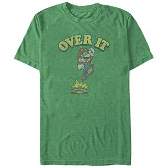 Big & Tall Super Mario Bros Over It Graphic Tee