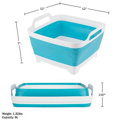 Wakeman Outdoors 9L Collapsible Wash Basin