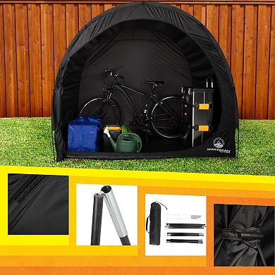 Wakeman Outdoors 6.5x4x5.3 Bike Storage Shed