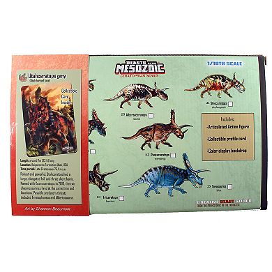 Creative Beast Beasts of the Mesozoic: Dinosaur Figure - Utahceratops Gettyi