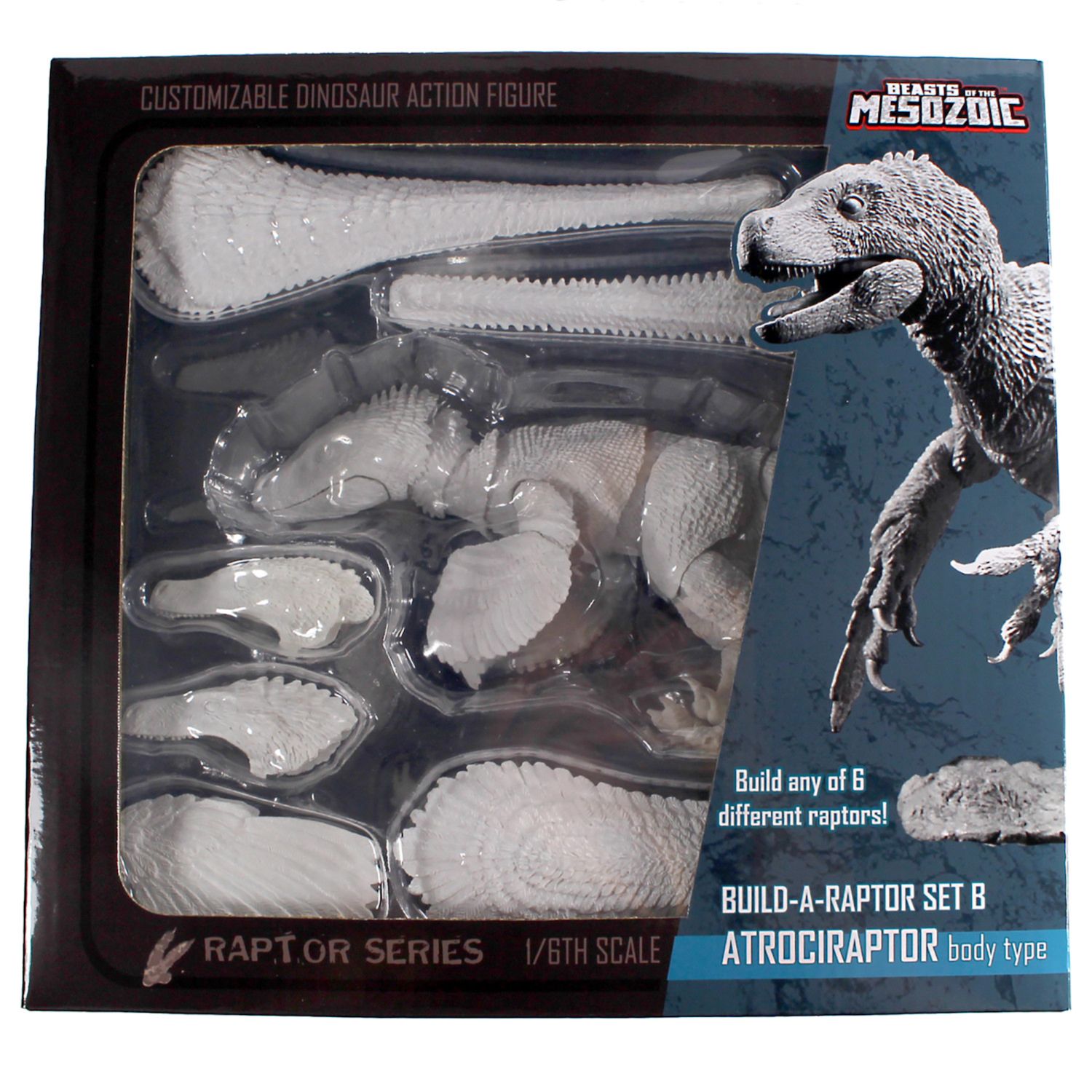 Детские фигурки Creative Beast Beasts of the Mesozoic: Build-A-Raptor Set B: Atrociraptor