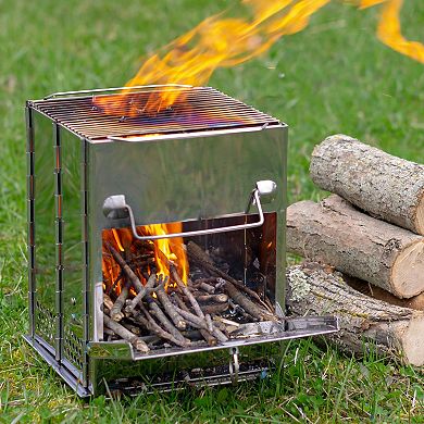 Wakeman Portable Outdoor Wood Burning Camp Stove