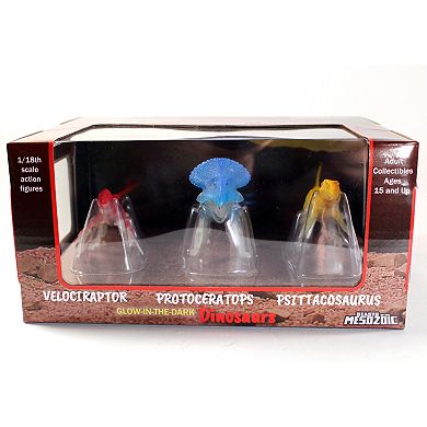 Creative Beast Beasts of the Mesozoic: GITD Dinosaur Figure 3-Pack