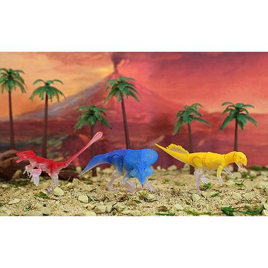 Creative Beast Beasts of the Mesozoic: GITD Dinosaur Figure 3-Pack