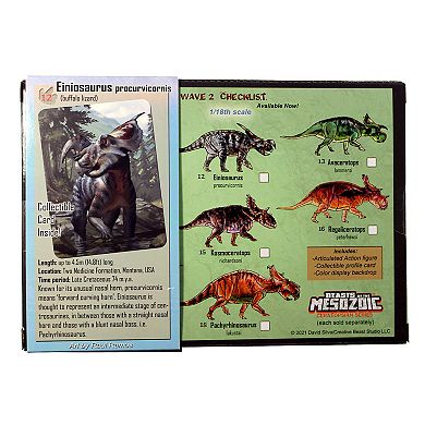 Creative Beast Beasts of the Mesozoic: Dinosaur Figure - Einiosaurus Procurvicornis