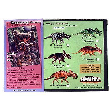 Creative Beast Beasts of the Mesozoic: Dinosaur Figure - Kosmoceratops Richardsoni