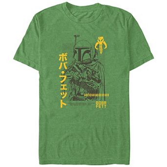 Big & Tall Star Wars Boba Fett Poster Graphic Tee