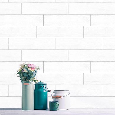Tempaper Shiplap Peel and Stick Wallpaper