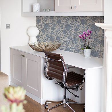 Tempaper Silhouette Floral Peel and Stick Wallpaper