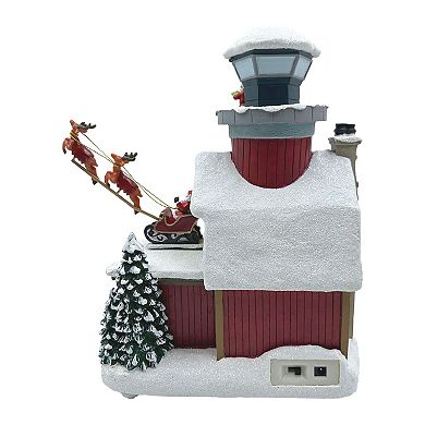 St. Nicholas Square® Animated LED North Pole Air Traffic Control Table Decor
