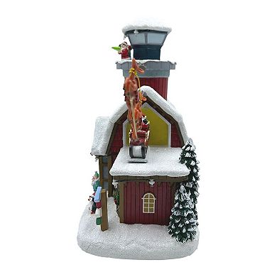 St. Nicholas Square® Animated LED North Pole Air Traffic Control Table Decor