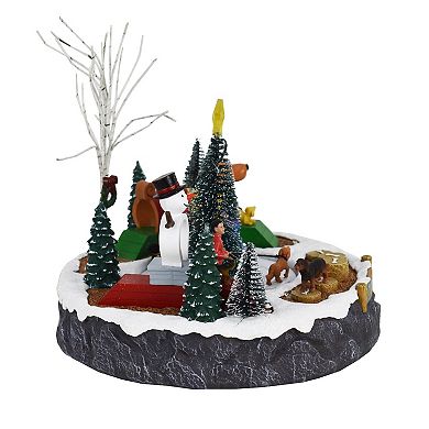 St. Nicholas Square® Animated LED Dog Playground Holiday Decor Figurine