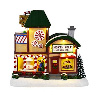 St. Nicholas Square® Animated LED North Pole Candy Company Table Decor