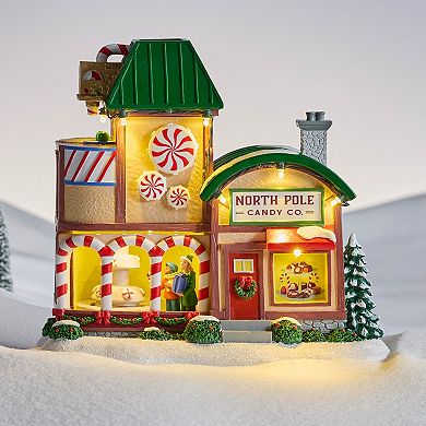 St. Nicholas Square® Animated LED North Pole Candy Company Table Decor