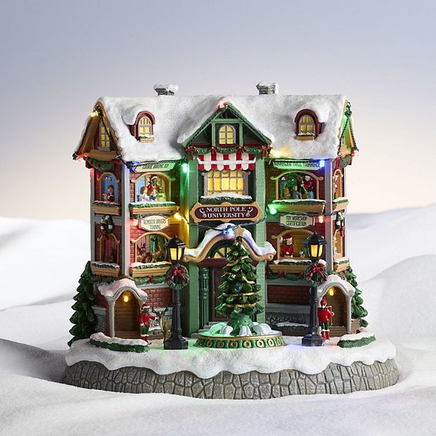 St. Nicholas Square® Light-Up Musical North Pole University
