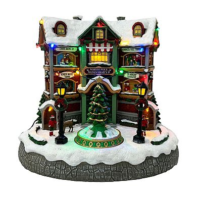 St. Nicholas Square® North Pole University Light-Up Musical Building Table Decor