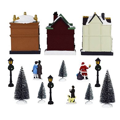 St. Nicholas Square® LED Town Center Village 14-Piece Set Table Decor