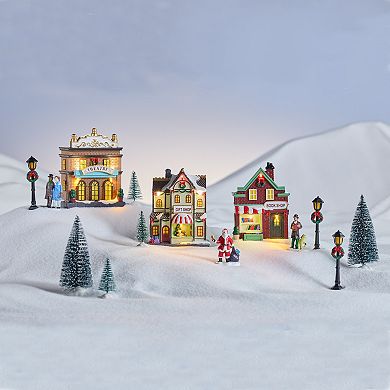 St. Nicholas Square® LED Town Center Village 14-Piece Set Table Decor