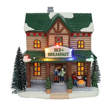 St. Nicholas Square® LED Bed and Breakfast Village Accessory Table Decor