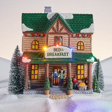 St. Nicholas Square® LED Bed and Breakfast Village Accessory Table Decor