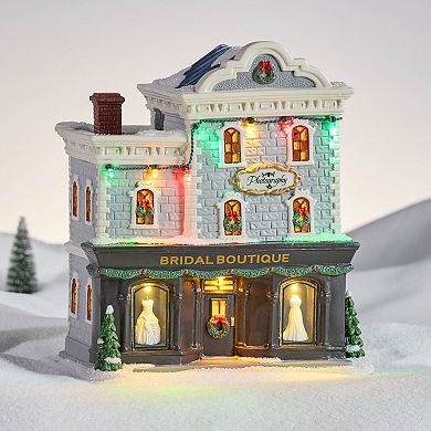 St. Nicholas Square® LED Bridal Boutique Village Accessory Table Decor