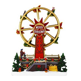 St. Nicholas Square® LED Musical Merry Christmas Ferris Wheel Table Decor
