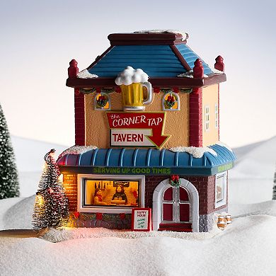St. Nicholas Square® LED Corner Tavern Village Accessory Table Decor
