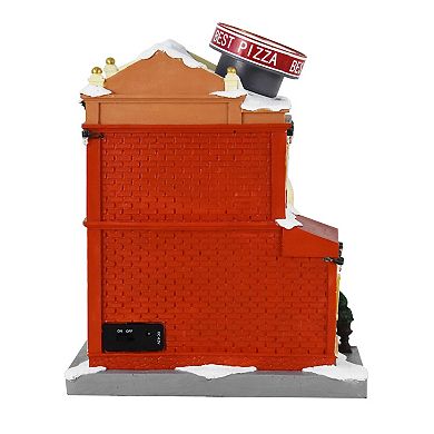St. Nicholas Square® LED Nick's Pizza Shop Village Accessory Table Decor