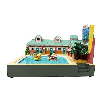 St. Nicholas Square Village Holiday Haven Motel Lighted Table Decor