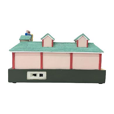 St. Nicholas Square Village Holiday Haven Motel Lighted Table Decor