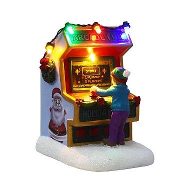 St. Nicholas Square Village Holiday Arcade Game Table Decor