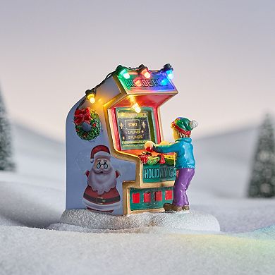 St. Nicholas Square Village Holiday Arcade Game Table Decor