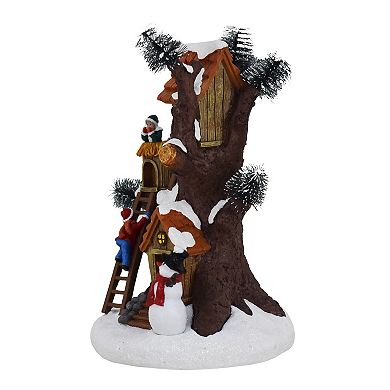 St. Nicholas Square Village Tree House Accessory Table Decor