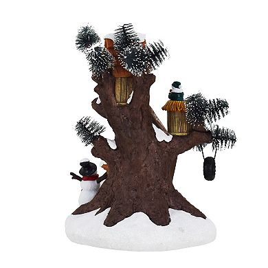 St. Nicholas Square Village Tree House Accessory Table Decor