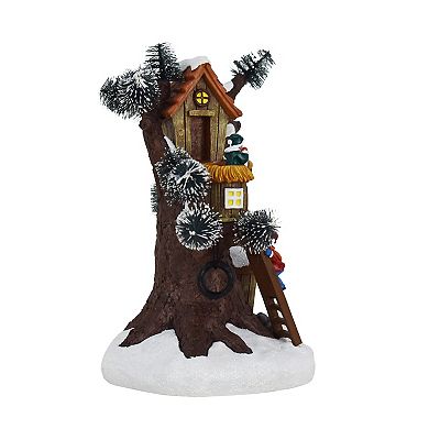 St. Nicholas Square Village Tree House Accessory Table Decor