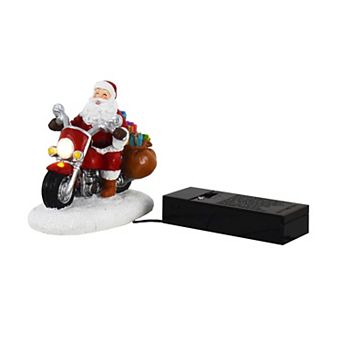 St. Nicholas Square® Village Biker Santa Figurine Table Decor