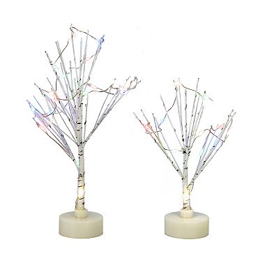St. Nicholas Square Multi LED Tree Set Table Decor