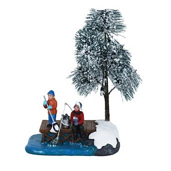 St. Nicholas Square® Village Fishing Pier Scene Table Decor